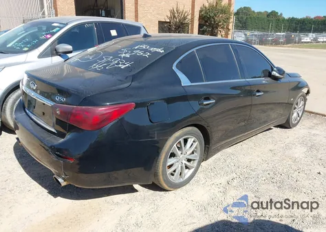 2014 Infiniti Q50 from USA, damaged, VIN JN1BV7AP7EM682800